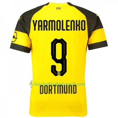 Günstige Fußballtrikots Borussia Dortmund Yarmolenko 9 2018-2019 Kurzarm Heimtrikotsatz kaufen